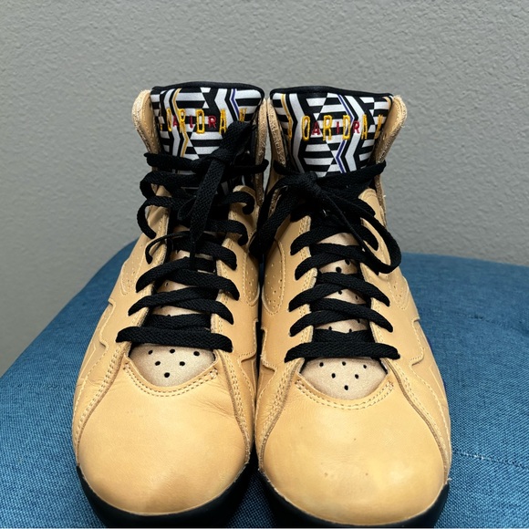 Air Jordan 7 Retro SE 10.5 Vachetta Tan/Black Taxi - Picture 2 of 7